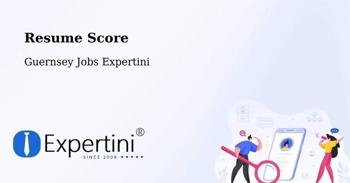 Resume Score & Job Description Match Tool – Guernsey - Guernsey Jobs Expertini